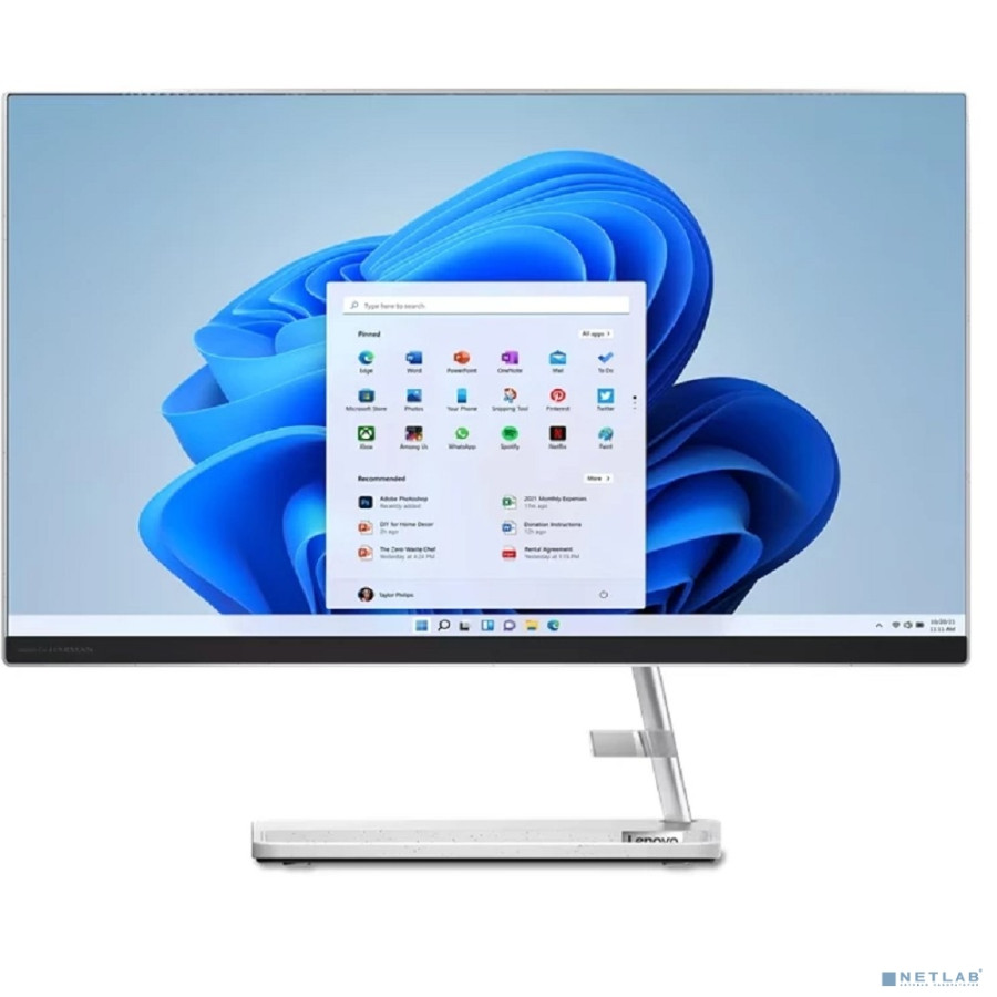 Lenovo IdeaCentre AIO 3 24IAP7 [F0GH017HRK] White 23.8" {FHD i3 1215U(1.2Ghz)/8192Mb/512SSDGb/noDVD/Int:Intel UHD Graphics/noOS + RU kbd, mouse USB}