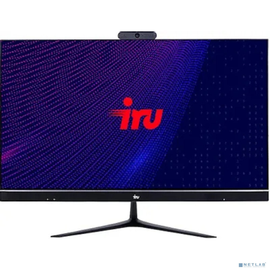 IRU Office 23IH5P [1864687] Black 23.8" {Full HD i5 10400/ 8Gb/ SSD1Tb/ UHDG 630/DOS}