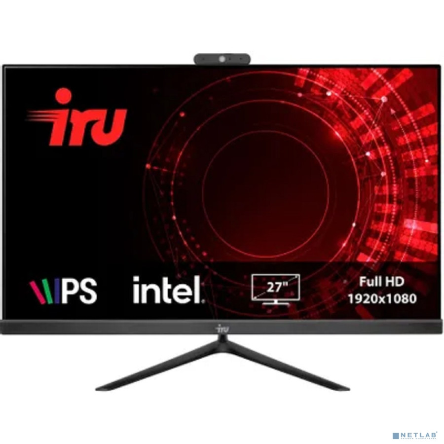 iRU Office 27IH5PA [1866103] Black 27" {FHD i5-11400/16Gb/1Tb SSD/730 /DOS}